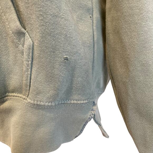 Oxford University Green College Crest Coat Of Arms Long Y2K Hoodie Size Large - Picture 8 of 16